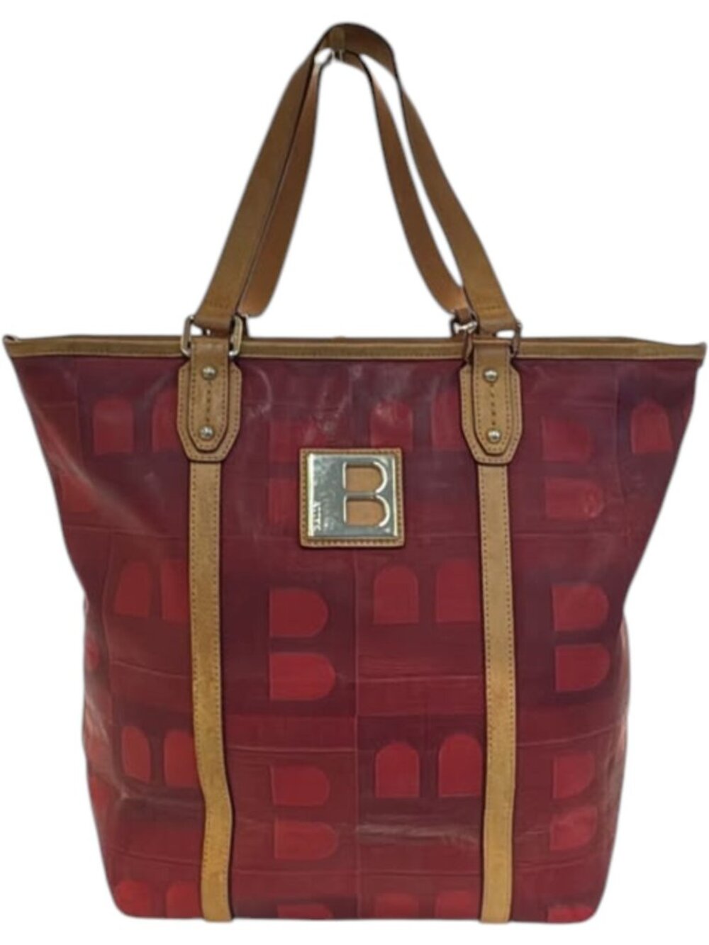519171CR C1 Bally Shoulder Bag Red PVC